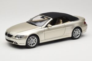 BMW 6 Series E64 Cabriolet Mineral Silver Metallic Kyosho 1:18 80430153437 Metall — bild 3 av 9