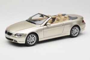 BMW 6 Series E64 Cabriolet Mineral Silver Metallic Kyosho 1:18 80430153437 Metall