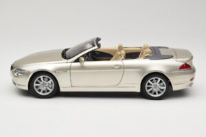 BMW 6 Series E64 Cabriolet Mineral Silver Metallic Kyosho 1:18 80430153437 Metall — bild 5 av 9
