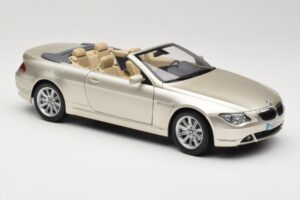 BMW 6 Series E64 Cabriolet Mineral Silver Metallic Kyosho 1:18 80430153437 Metall — bild 7 av 9