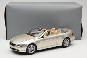 BMW 6 Series E64 Cabriolet Mineral Silver Metallic Kyosho 1:18 80430153437 Metall — bild 9 av 9