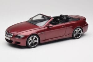 BMW M6 E64 Cabriolet Röd Kyosho 1:18 80430417423 Metall