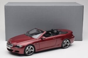 BMW M6 E64 Cabriolet Röd Kyosho 1:18 80430417423 Metall — bild 8 av 8