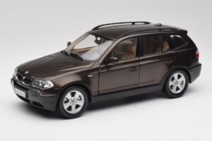 BMW X3 E83 3.0d Mörkbrun Metallic Kyosho 1:18 80430300736 Metall