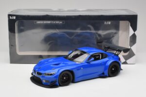 BMW Z4 E89 GT3 Le Mans Blå Minichamps 1:18 151122302 Metall — bild 6 av 6