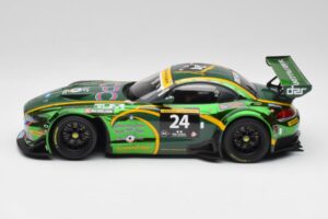 BMW Z4 E89 GT3 #24 Saudi Falcons K. Al Faisal / A. Binladen Dubai 24 Hours 2013 Minichamps 1:18 151132324 Metall — bild 3 av 6