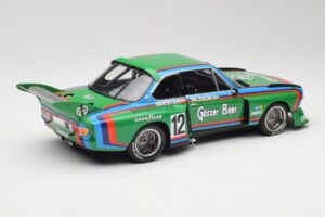 BMW 3.5 CSL E9 Gruppe 5 #12 H. Quester / G. Nilsson Zeltweg Winner 1976 Minichamps 1:18 180762012 Metall — bild 3 av 8