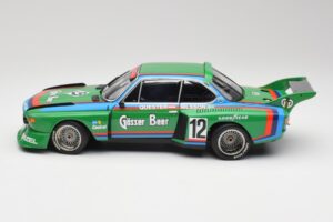 BMW 3.5 CSL E9 Gruppe 5 #12 H. Quester / G. Nilsson Zeltweg Winner 1976 Minichamps 1:18 180762012 Metall — bild 4 av 8