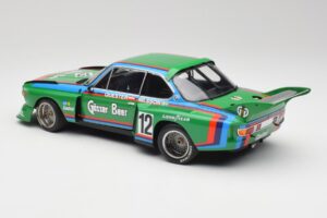 BMW 3.5 CSL E9 Gruppe 5 #12 H. Quester / G. Nilsson Zeltweg Winner 1976 Minichamps 1:18 180762012 Metall — bild 7 av 8
