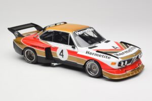 BMW 3.5 CSL E9 Gruppe 5 #4 J. Fitzpatrick / T. Walkinshaw Silverstone Winner 1976 Minichamps 1:18 180762004 Metall — bild 6 av 8