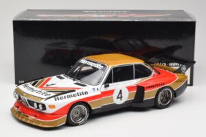 BMW 3.5 CSL E9 Gruppe 5 #4 J. Fitzpatrick / T. Walkinshaw Silverstone Winner 1976 Minichamps 1:18 180762004 Metall — bild 8 av 8