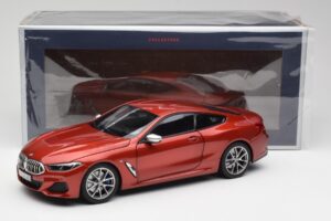 BMW M850i G15 Orange Metallic Norev 1:18 183285 Metall — bild 8 av 8