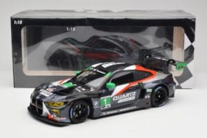 BMW M4 G82 GT3 GTD Paul Miller Racing #1 B. Sellers / M. Snow 12 Hours of Sebring IMSA 2022 Minichamps 1:18 155222001 Metall — bild 6 av 6