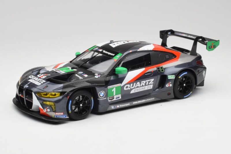 BMW M4 G82 GT3 GTD Paul Miller Racing #1 B. Sellers / M. Snow 12 Hours of Sebring IMSA 2022 Minichamps 1:18 155222001 Metall