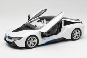 BMW i8 Crystal Vit Paragon 1:18 80432336841 Metall — bild 2 av 8