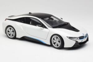 BMW i8 Crystal Vit Paragon 1:18 80432336841 Metall — bild 6 av 8