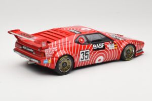 BMW M1 BASF GS Sport #35 H-J. Stuck / H. Heyer 6 Hours of Silverstone 1981 Minichamps 1:18 155812935 Metall — bild 2 av 6