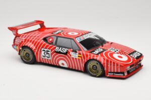 BMW M1 BASF GS Sport #35 H-J. Stuck / H. Heyer 6 Hours of Silverstone 1981 Minichamps 1:18 155812935 Metall — bild 4 av 6