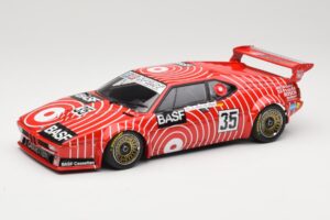BMW M1 BASF GS Sport #35 H-J. Stuck / H. Heyer 6 Hours of Silverstone 1981 Minichamps 1:18 155812935 Metall