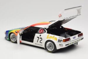 BMW M1 #72 BMW France Zol Auto B. Rousselot / J. Servanin 24 Hours of Le Mans 1981 Minichamps 1:18 180812972 Metall — bild 5 av 8