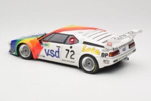 BMW M1 #72 BMW France Zol Auto B. Rousselot / J. Servanin 24 Hours of Le Mans 1981 Minichamps 1:18 180812972 Metall — bild 7 av 8