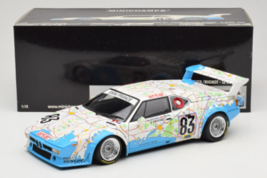 BMW M1 Carte de France #83 D. Pironi / D. Quester 24 Hours of Le Mans 1980 Minichamps 1:18 180802983 Metall — bild 8 av 8