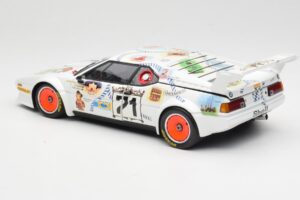 BMW M1 #83 Danner Bayern C. Danner / L. Oberndorfer 24 Hours of Le Mans 1981 Minichamps 1:18 80430306592 Metall — bild 7 av 8