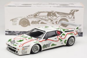 BMW M1 Procar #201 BMW Motorsport H. Stuck / N. Piquet 1000km Nürburgring 1980 Minichamps 1:18 180802901 Metall — bild 8 av 8