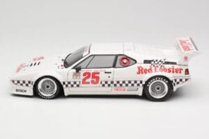 BMW M1 #25 Red Lobster D. Cowart / K. Miller LA Times GP Riverside 1981 Minichamps 1:18 180812925 Metall — bild 4 av 8