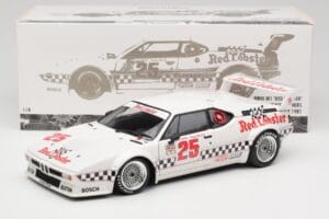 BMW M1 #25 Red Lobster D. Cowart / K. Miller LA Times GP Riverside 1981 Minichamps 1:18 180812925 Metall — bild 8 av 8
