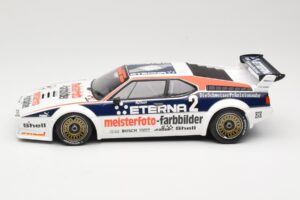 BMW M1 Schnitzer #2 H-J. Stuck Winner Deutsche Automobil Rennsport Trophy Zolder 1982 Minichamps 1:18 155822902 Metall — bild 3 av 6