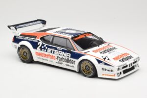 BMW M1 Schnitzer #2 H-J. Stuck Winner Deutsche Automobil Rennsport Trophy Zolder 1982 Minichamps 1:18 155822902 Metall — bild 4 av 6