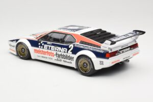 BMW M1 Schnitzer #2 H-J. Stuck Winner Deutsche Automobil Rennsport Trophy Zolder 1982 Minichamps 1:18 155822902 Metall — bild 5 av 6