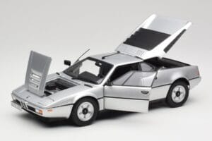 BMW M1 Silver Metallic Norev 1:18 183226 Metall — bild 2 av 8
