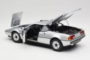 BMW M1 Silver Metallic Norev 1:18 183226 Metall — bild 5 av 8