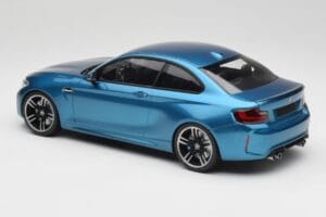 BMW M2 F87 Blue Metallic Minichamps 1:18 155026101 Metall — bild 5 av 6