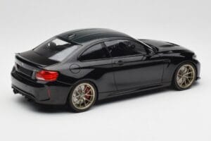 BMW M2 CS F87 Svart Metallic Med Guldfälgar Minichamps 1:18 155021021 Metall — bild 2 av 6