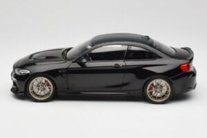 BMW M2 CS F87 Svart Metallic Med Guldfälgar Minichamps 1:18 155021021 Metall — bild 3 av 6
