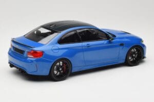 BMW M2 CS F87 Blå Metallic Med Svarta Fälgar Minichamps 1:18 155021022 Metall — bild 2 av 6