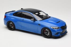 BMW M2 CS F87 Blå Metallic Med Svarta Fälgar Minichamps 1:18 155021022 Metall — bild 3 av 6