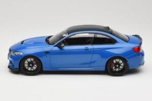 BMW M2 CS F87 Blå Metallic Med Svarta Fälgar Minichamps 1:18 155021022 Metall — bild 5 av 6