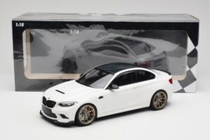 BMW M2 F87 CS Alpine White Guld Fälgar Minichamps 1:18 155021020 Metall — bild 6 av 6
