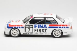 BMW M3 E30 #7 Fina J. Cecotto DTM 1992 AUTOart 1:18 89246 Metall — bild 3 av 7