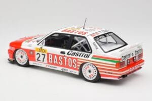 BMW M3 E30 #27 Bigazzi Team S. Soper / A. Hahne 4th Place 24 Hours of Spa 1990 Minichamps 1:18 155902027 Metall — bild 5 av 6