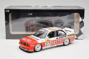 BMW M3 E30 #27 Bigazzi Team S. Soper / A. Hahne 4th Place 24 Hours of Spa 1990 Minichamps 1:18 155902027 Metall — bild 6 av 6