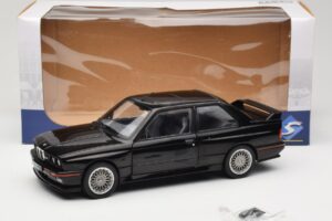 BMW M3 E30 Sport Evo Svart Solido 1:18 S1801501 Metall — bild 8 av 8
