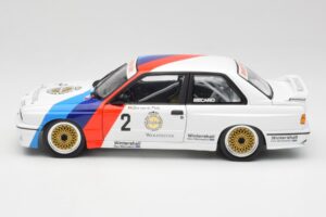 BMW M3 E30 #2 Warsteiner E. van de Poele DTM Champion 1987 Minichamps 1:18 80430396026-O Metall — bild 4 av 8