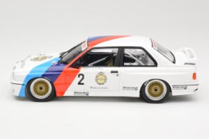 BMW M3 E30 Zackspeed #2 E. van de Poele Champion DTM 1987 Minichamps 1:18 155872002 Metall — bild 3 av 6