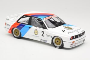 BMW M3 E30 Zackspeed #2 E. van de Poele Champion DTM 1987 Minichamps 1:18 155872002 Metall — bild 4 av 6