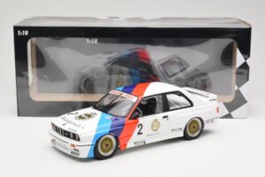 BMW M3 E30 Zackspeed #2 E. van de Poele Champion DTM 1987 Minichamps 1:18 155872002 Metall — bild 6 av 6